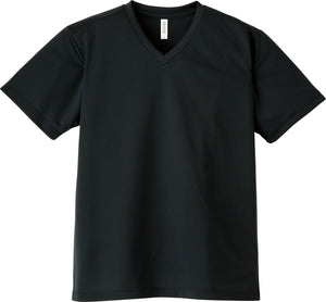 4.4オンス ドライ Vネック Tシャツ | メンズ | 1枚 | 00337-AVT | ブラック