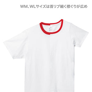 5.6オンス ヘビーウェイトTシャツ | レディース | 1枚 | 00085-CVT | ホワイト×ブラック