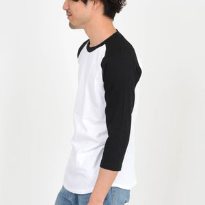 5.6オンス ヘビーウェイトベースボールTシャツ | ビッグサイズ | 1枚 | 00107-CRB | ブラック×ホワイト
