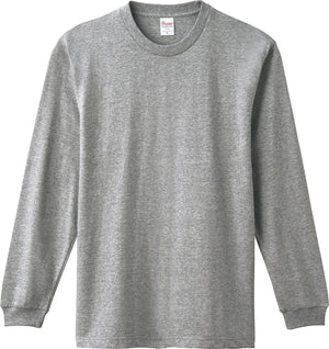 5.6オンス ヘビーウェイトLS-Tシャツ(+リブ) | メンズ | 1枚 | 00110-CLL | 杢グレー