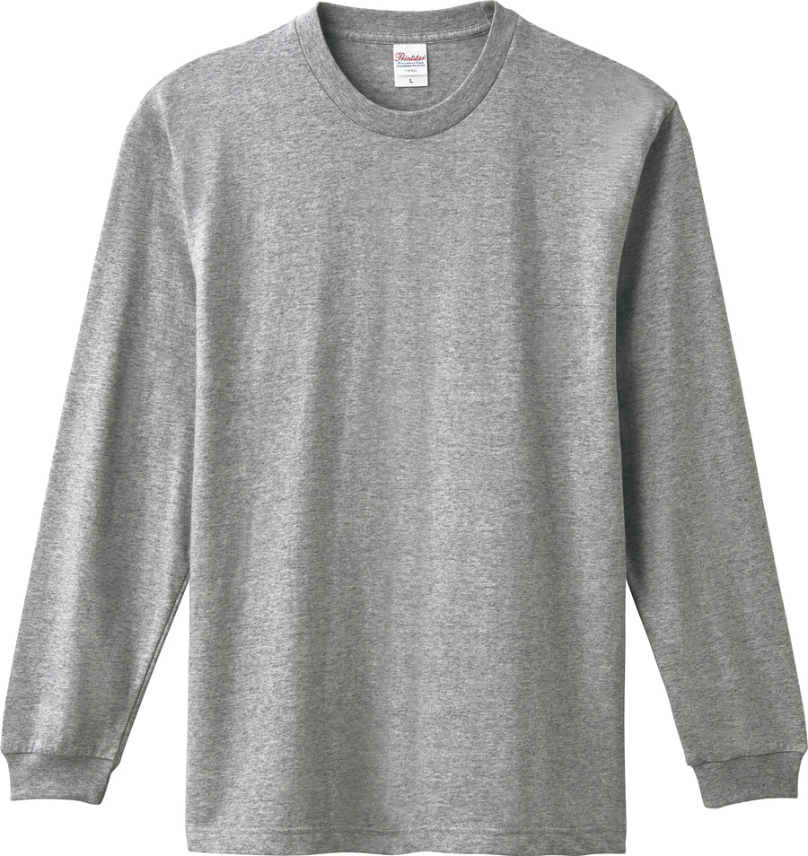 5.6オンス ヘビーウェイトLS-Tシャツ(+リブ) | ビッグサイズ | 1枚 | 00110-CLL | 杢グレー