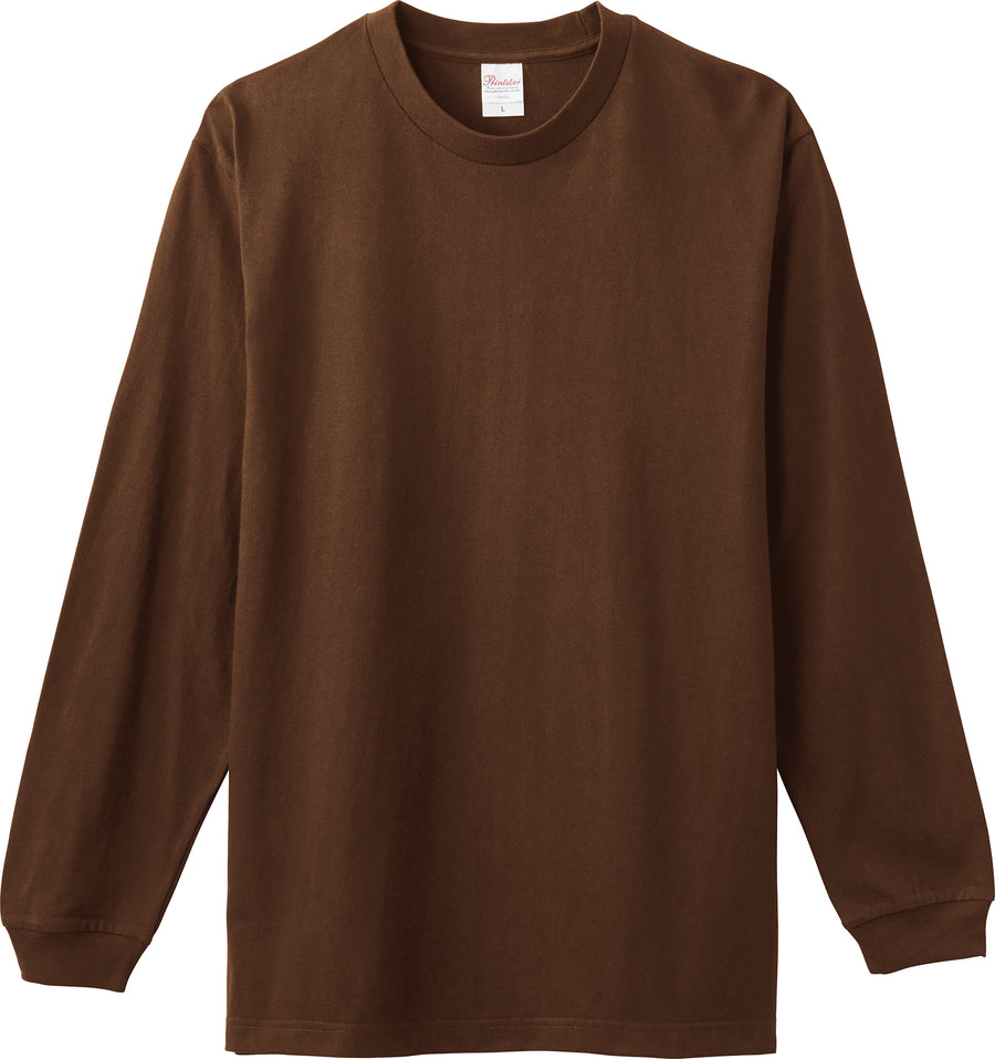 5.6オンス ヘビーウェイトLS-Tシャツ(+リブ) | メンズ | 1枚 | 00110-CLL | ダークブラウン