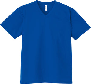 4.4オンス ドライ Vネック Tシャツ | ビッグサイズ | 1枚 | 00337-AVT | ロイヤルブルー
