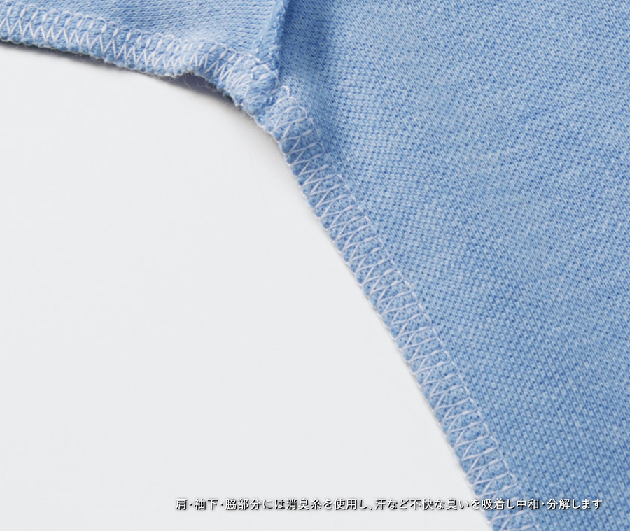5.3オンスドライCVCポロシャツ（ボタンダウン） | メンズ | 1枚 | 5052-01 | OX　ブルー