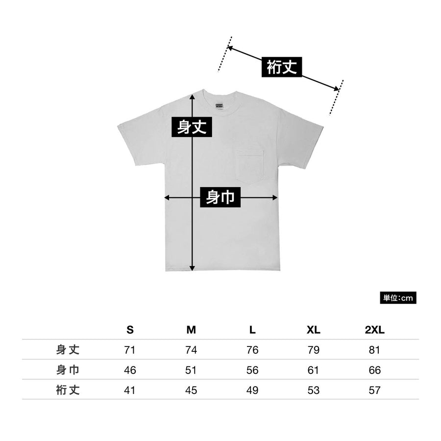 6.0 oz ウルトラコットンポケットTシャツ | メンズ | 1枚 | 2300 | ブラック