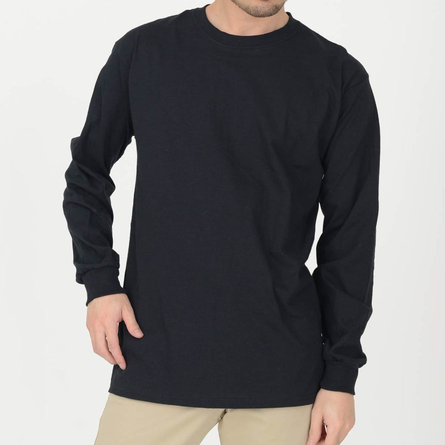 6.0オンス ウルトラコットン 長袖Tシャツ（アメリカンフィット） | ビッグサイズ | 1枚 | 2400 | ダークヘザー