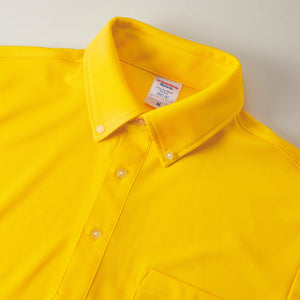 4.1オンス ドライ アスレチック ポロシャツ （ボタンダウン）（ポケット付） | メンズ | 1枚 | 5921-01 | コバルトブルー