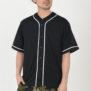 4.1オンス ドライアスレチック ベースボールシャツ | ビッグサイズ | 1枚 | 5982-01 | ブラック/ホワイト