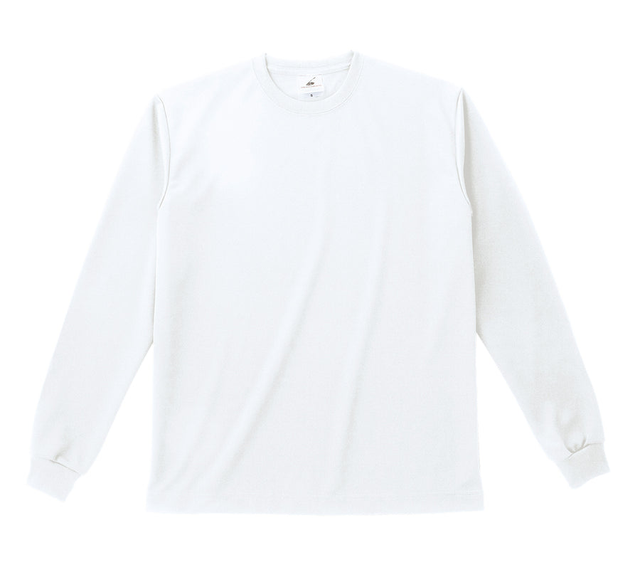 ファイバーロングスリーブTシャツ | ビッグサイズ | 1枚 | POL-205 | ホワイト
