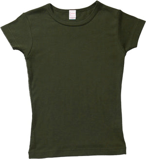 S/S　Tシャツ（袖口リブ無） | レディース | 1枚 | DM4312 | アーミーグリーン