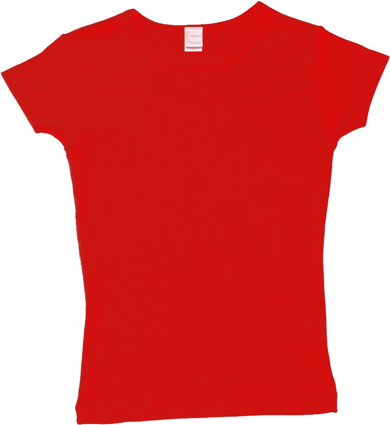 S/S　Tシャツ（袖口リブ無） | レディース | 1枚 | DM4312 | レッド
