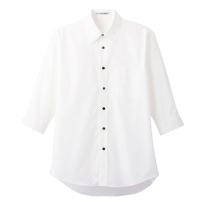 ブロードレギュラーカラー七分袖シャツ | メンズ | 1枚 | FB4528U | ホワイト