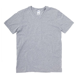 4.5 oz ソフトスタイルVネックTシャツ | メンズ | 1枚 | 64V00 | スポーツグレー