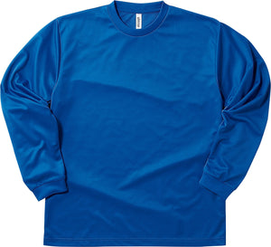 ドライロングスリーブTシャツ | ビッグサイズ | 1枚 | 00304-ALT | ロイヤルブルー