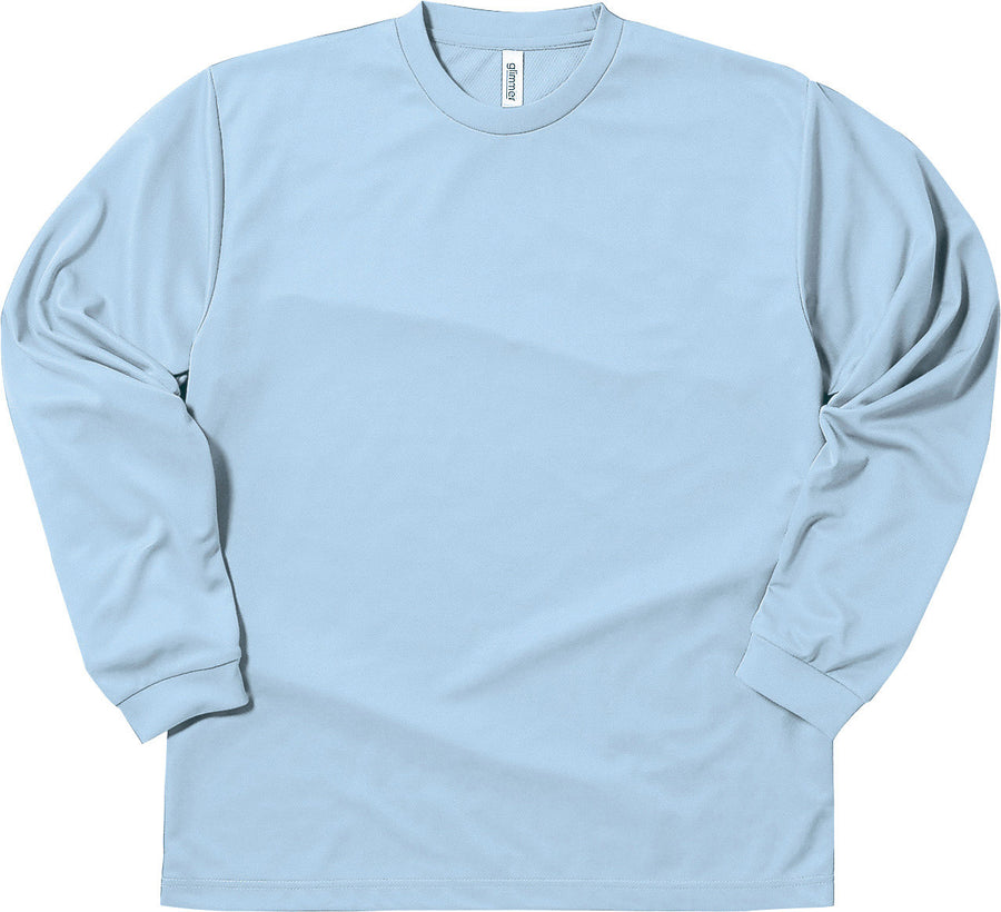 ドライロングスリーブTシャツ | ビッグサイズ | 1枚 | 00304-ALT | ライトブルー