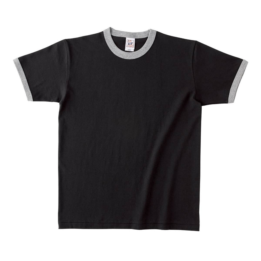 オープンエンド マックスウェイト リンガーTシャツ | ビッグサイズ | 1枚 | OE1121 | ナチュラル×スミクロ