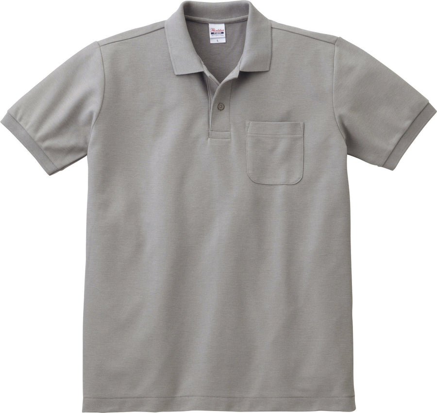 T/Cポロシャツ（ポケット付） | ビッグサイズ | 1枚 | 00100-VP | グレー