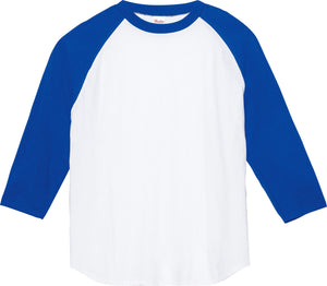 5.6オンス ヘビーウェイトベースボールTシャツ | ビッグサイズ | 1枚 | 00107-CRB | ホワイト×ロイヤルブルー