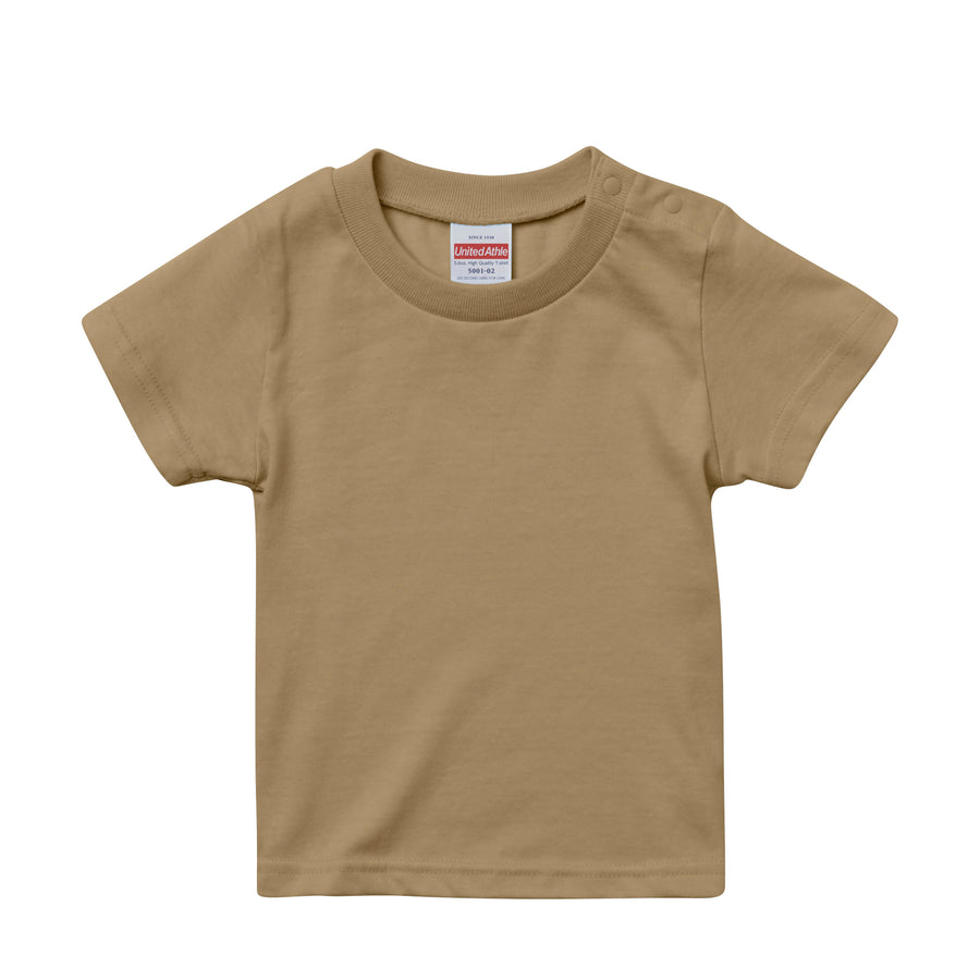 5.6オンス ハイクオリティーTシャツ | キッズ | 1枚 | 5001-02 | サンドカーキ