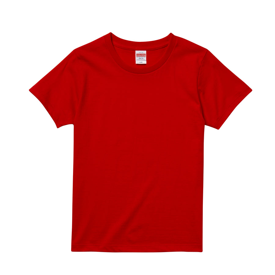 5.6オンス ハイクオリティーTシャツ | レディース | 1枚 | 5001-03 | レッド