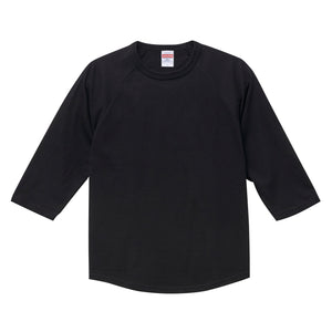 5.6オンス ラグラン3/4スリーブ Tシャツ | メンズ | 1枚 | 5045-01 | ブラック