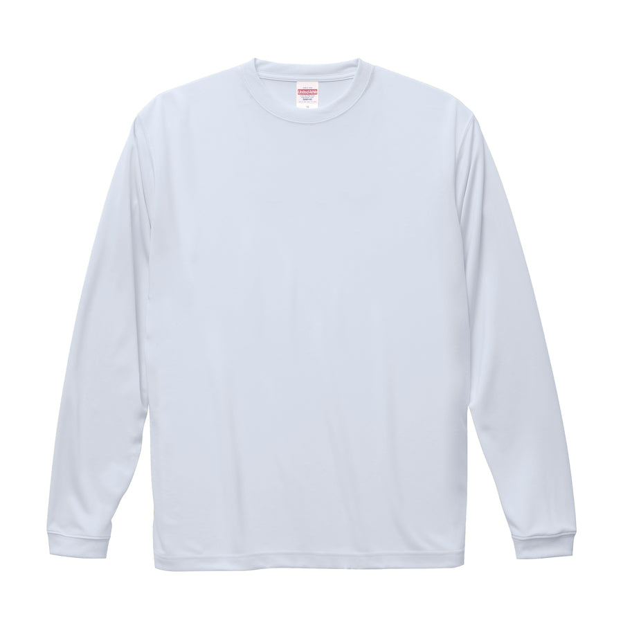 4.7オンス ドライシルキータッチ ロングスリーブ Tシャツ (ローブリード) | ビッグサイズ | 1枚 | 5089-01 | ホワイト