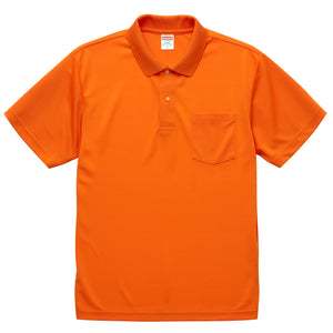 4.1オンス ドライ アスレチック ポロシャツ （ポケット付） | メンズ | 1枚 | 5912-01 | オレンジ