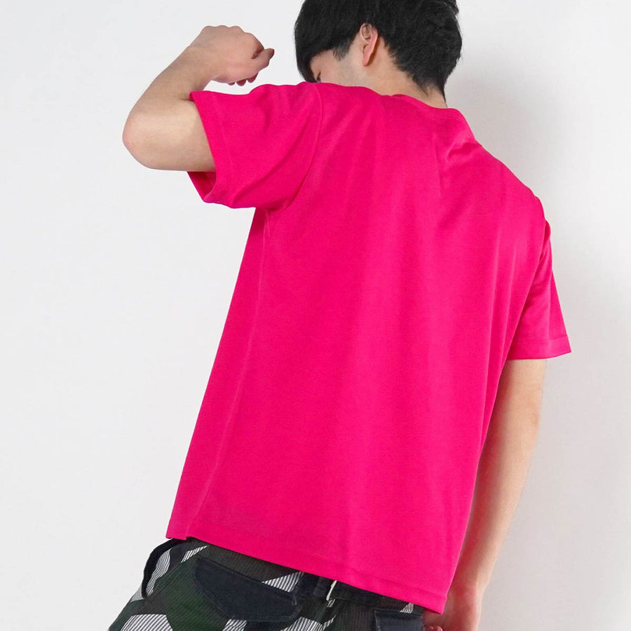 ファイバーTシャツ | メンズ | 1枚 | POT-104 | ホットピンク